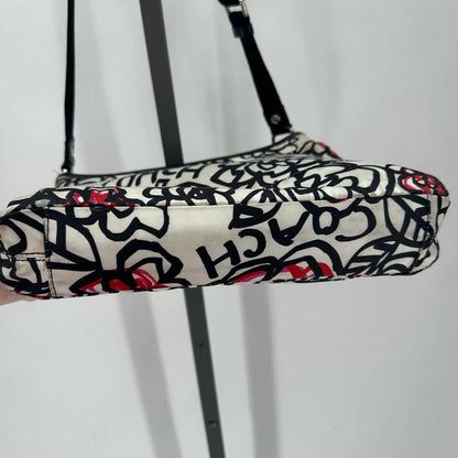 BLACK/WHITE COACH Shoulder Bag