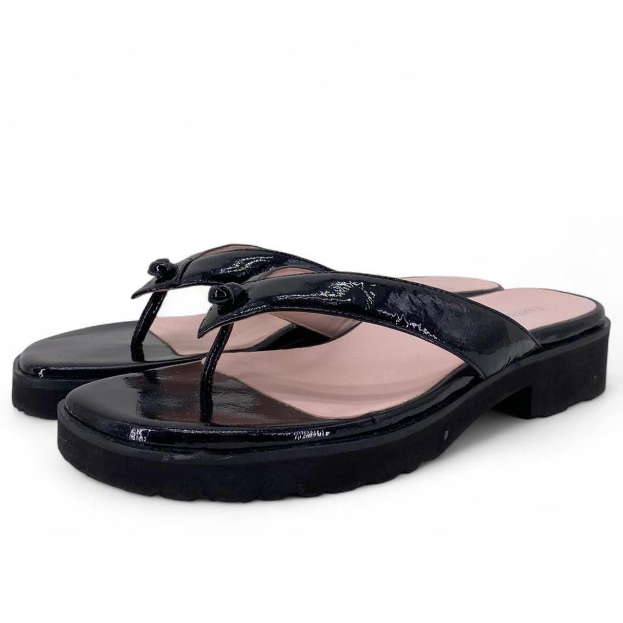 Black W Shoe Size 9 TARYN ROSE Sandals