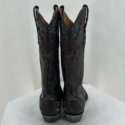 BROWN W Shoe Size 9.5 Boots