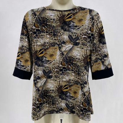 Size M Christopher & Banks LEAF Shirt