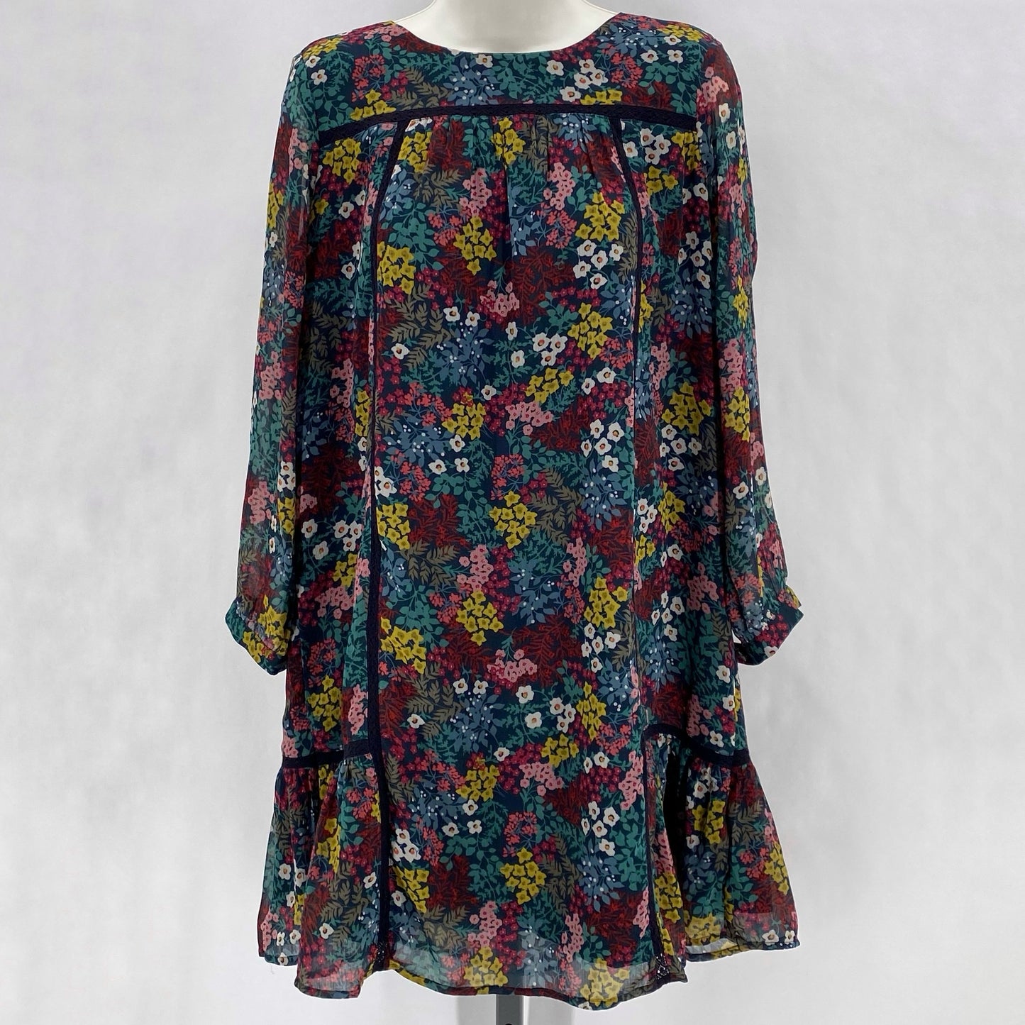 Size S LOFT Polyester Floral Dress