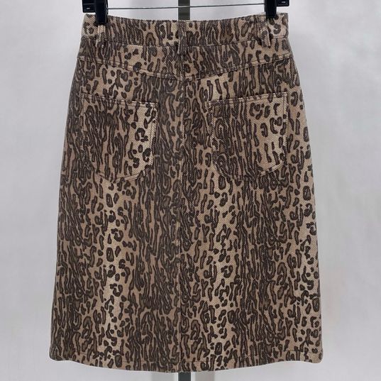 Size M/L SEE BY CHOLE Animal Print Skirt