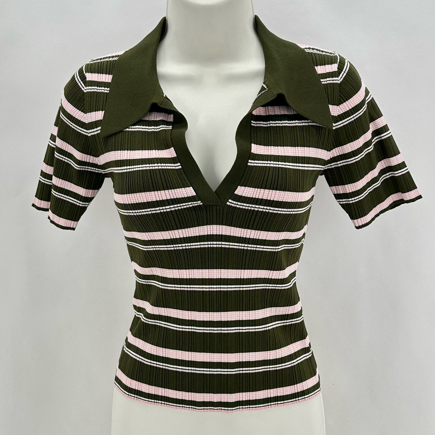 Size M HEVRON Stripe Shirt