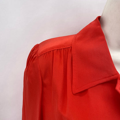 Size 8 J CREW Silk Shirt