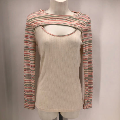 Size M SUGAR FIX Stripe Shirt