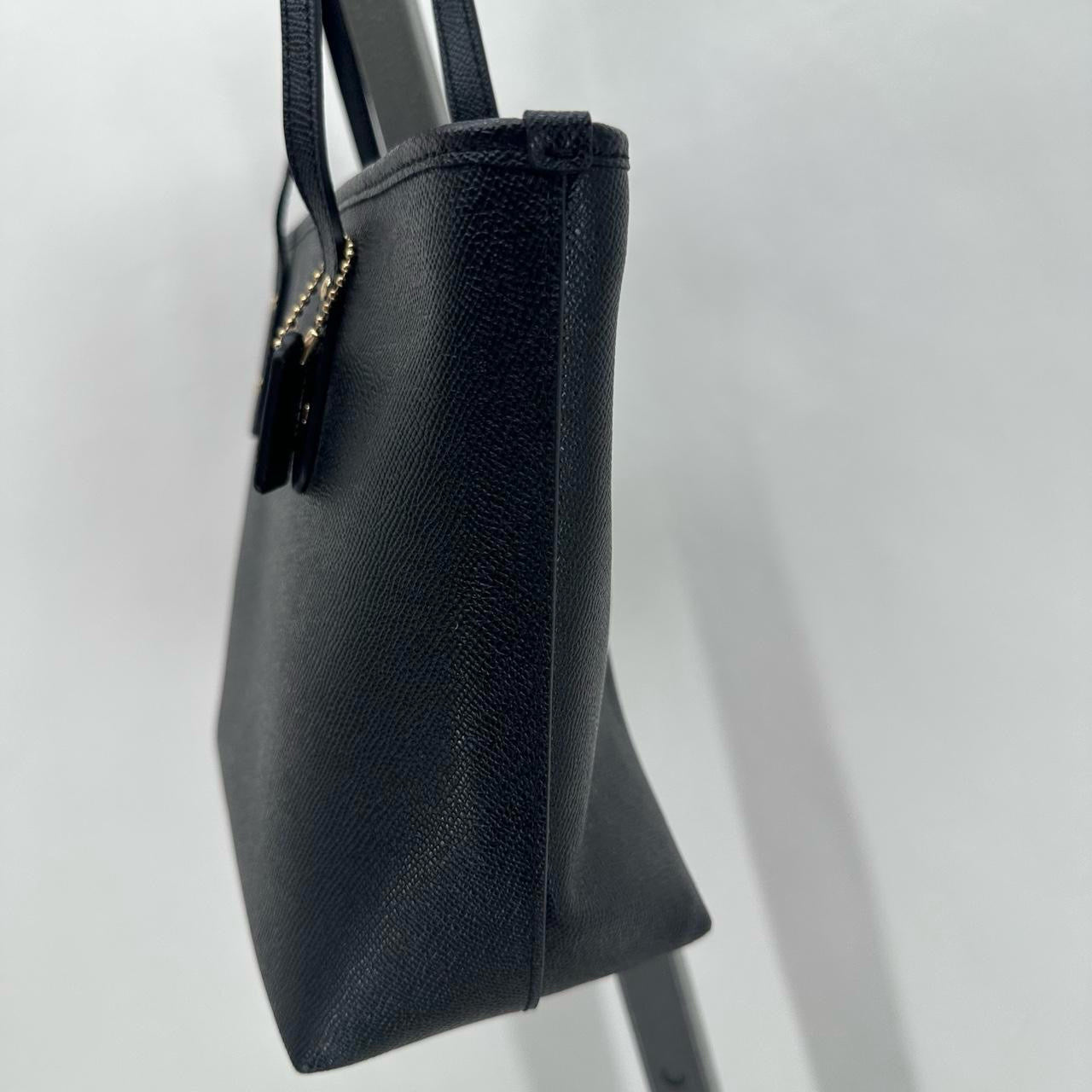 Black COACH Canvas Tote