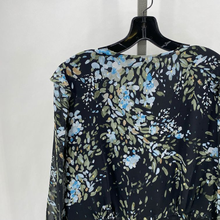 Size 12 WHITE HOUSE BLACK FLOWERS Shirt