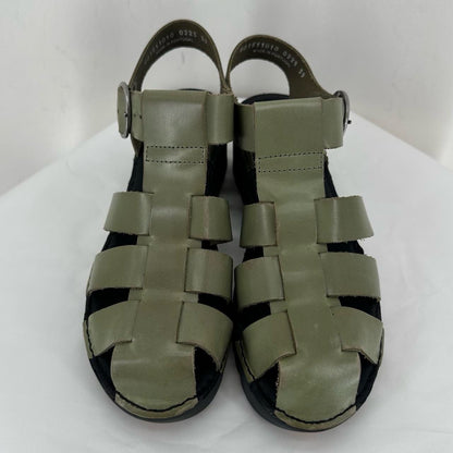 Green W Shoe Size 39 Fly London Sandals