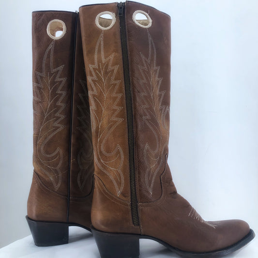 BROWN W Shoe Size 9 STETSON Boots
