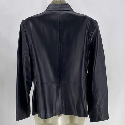 Size 10 TALBOTS Leather Jacket