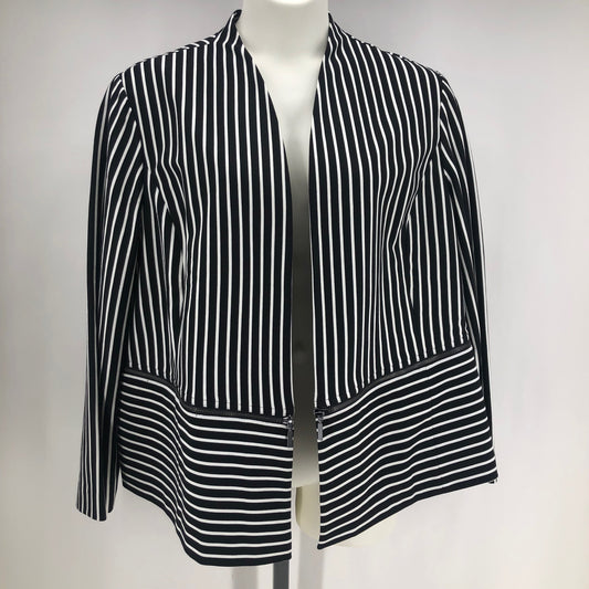 Size 4 CHICO'S Stripe Jacket