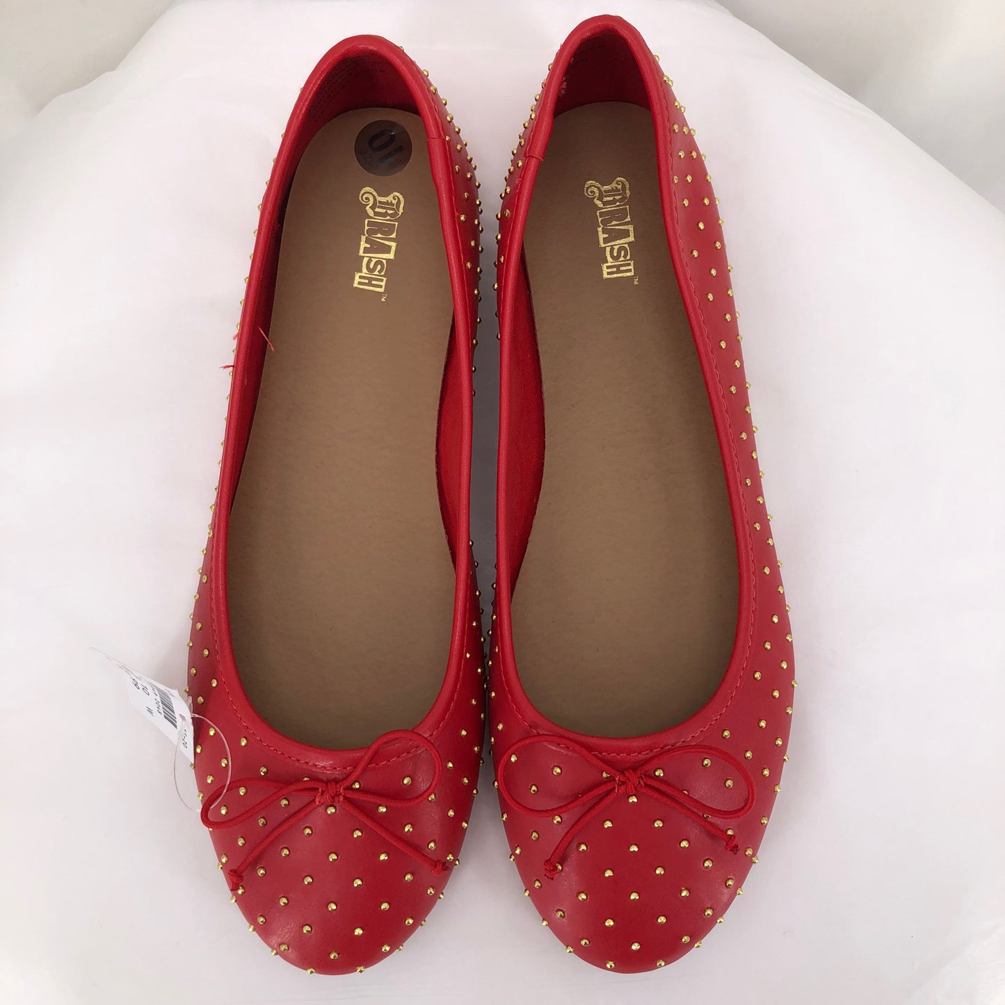 Red W Shoe Size 10 BRASH Flats
