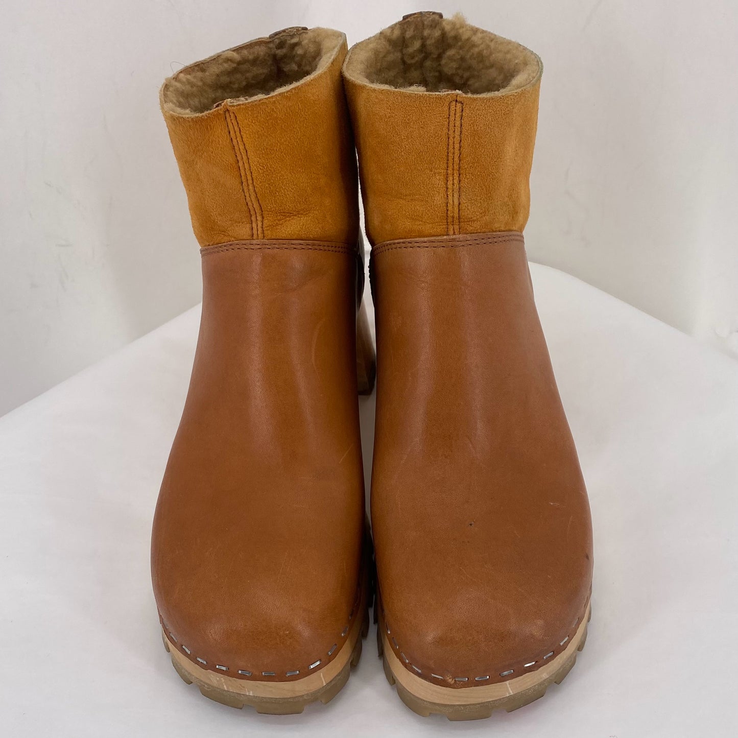 BROWN W Shoe Size 37 Boots
