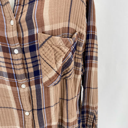 Size XL AERIE Plaid Shirt