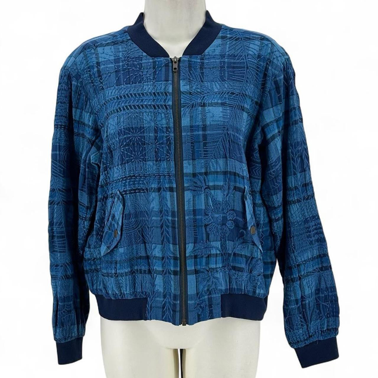 Size S JOHNNY WAS Plaid Jacket