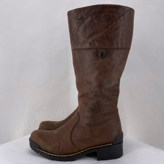 DARK BROWN W Shoe Size 40 RIEKER Boots