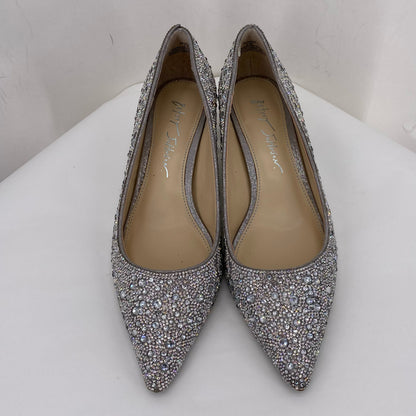 Silver W Shoe Size 6.5 Betsy Johnson Heels