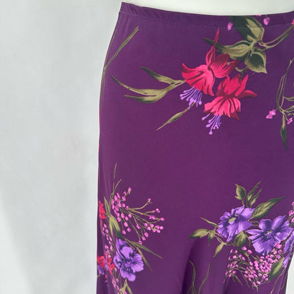 Size 6 KARIN STEVENS FLOWERS Skirt