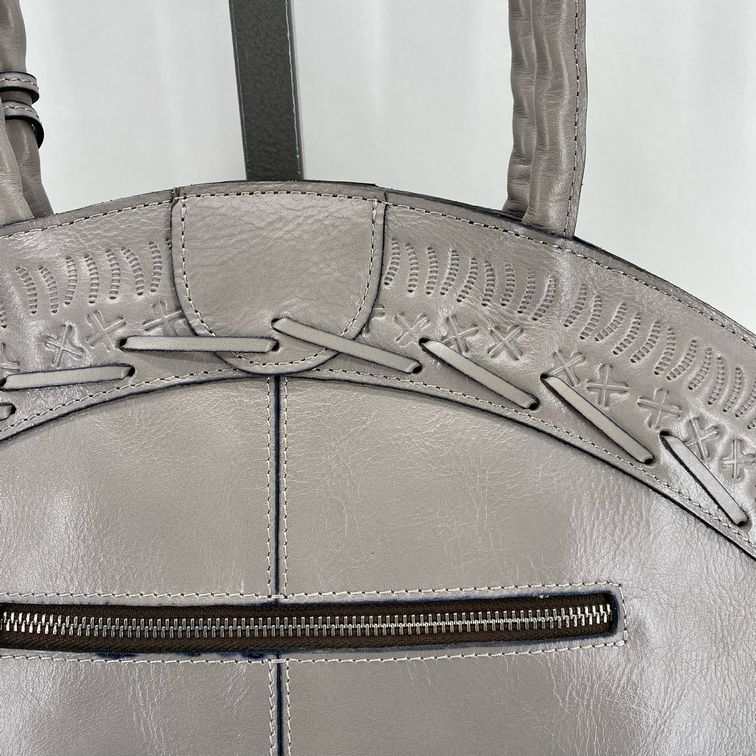 Gray PATRICIA NASH Leather Tote