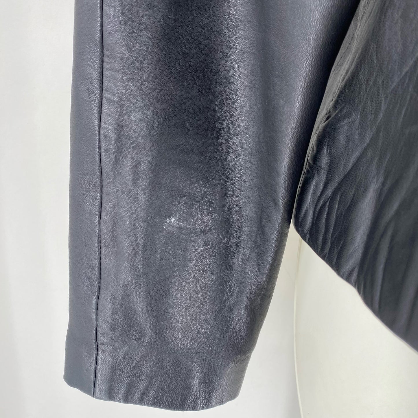 Size 8 JACQUELINE FERRAR Leather Jacket (Outdoor)