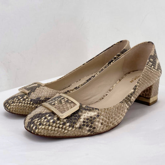 BROWN W Shoe Size 8 COACH Heels