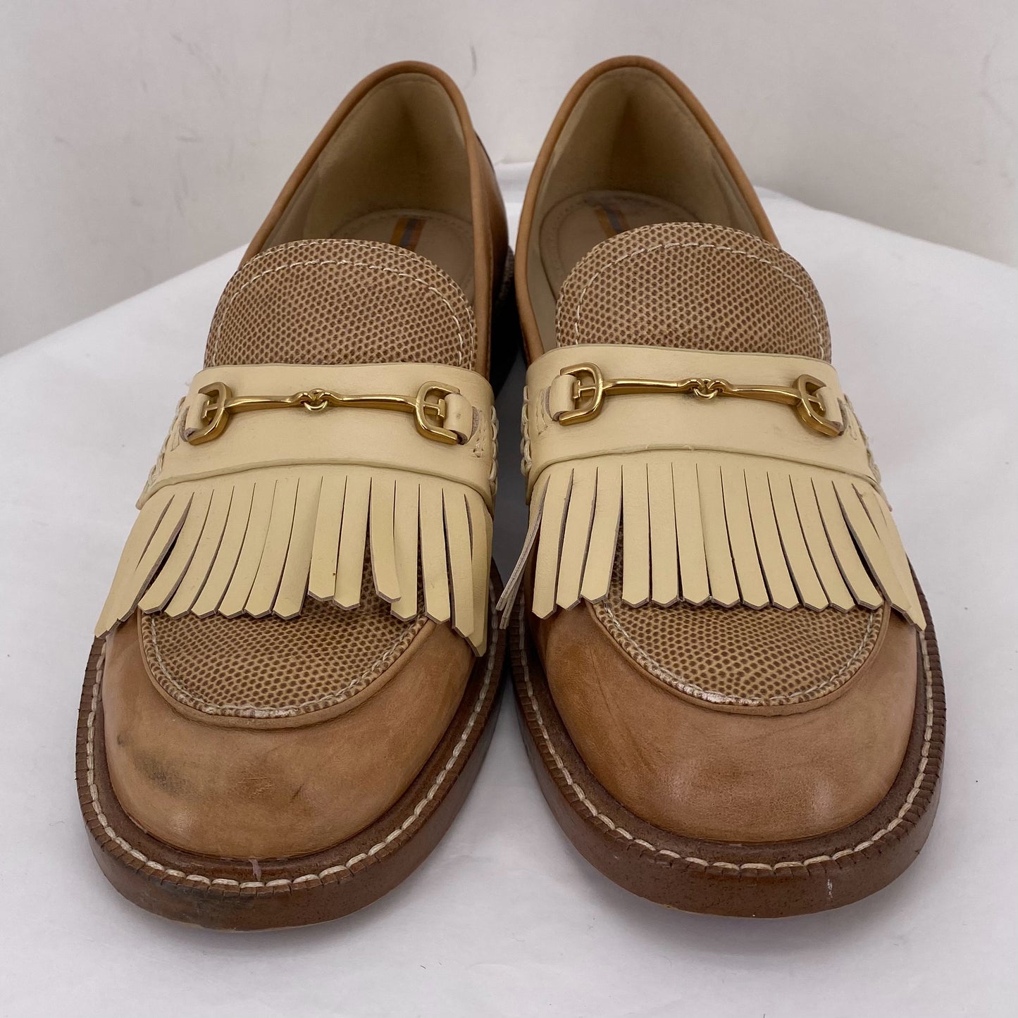 Tan W Shoe Size 8 SAM EDDELMAN Loafer
