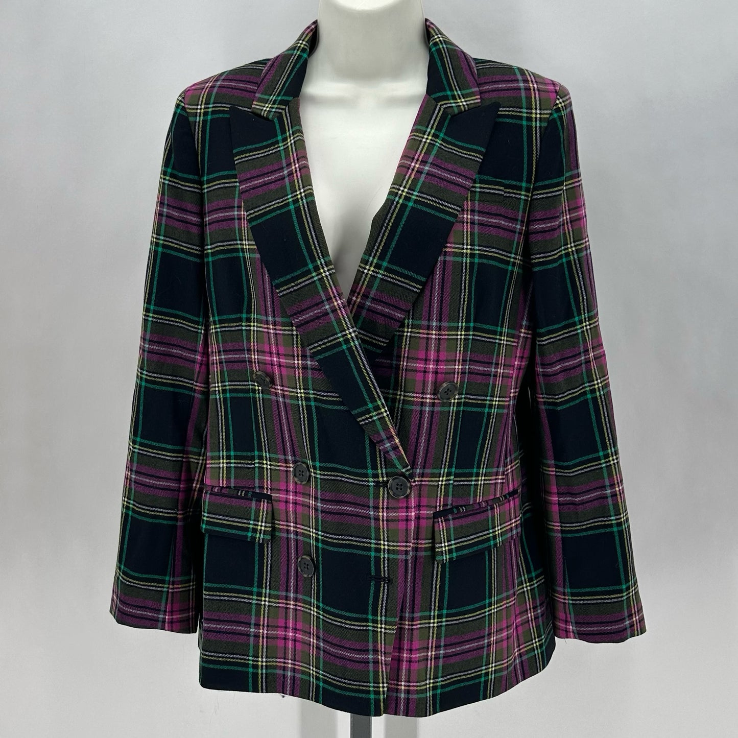 Size 6 J CREW Plaid Blazer