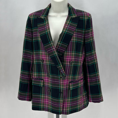 Size 6 J CREW Plaid Blazer