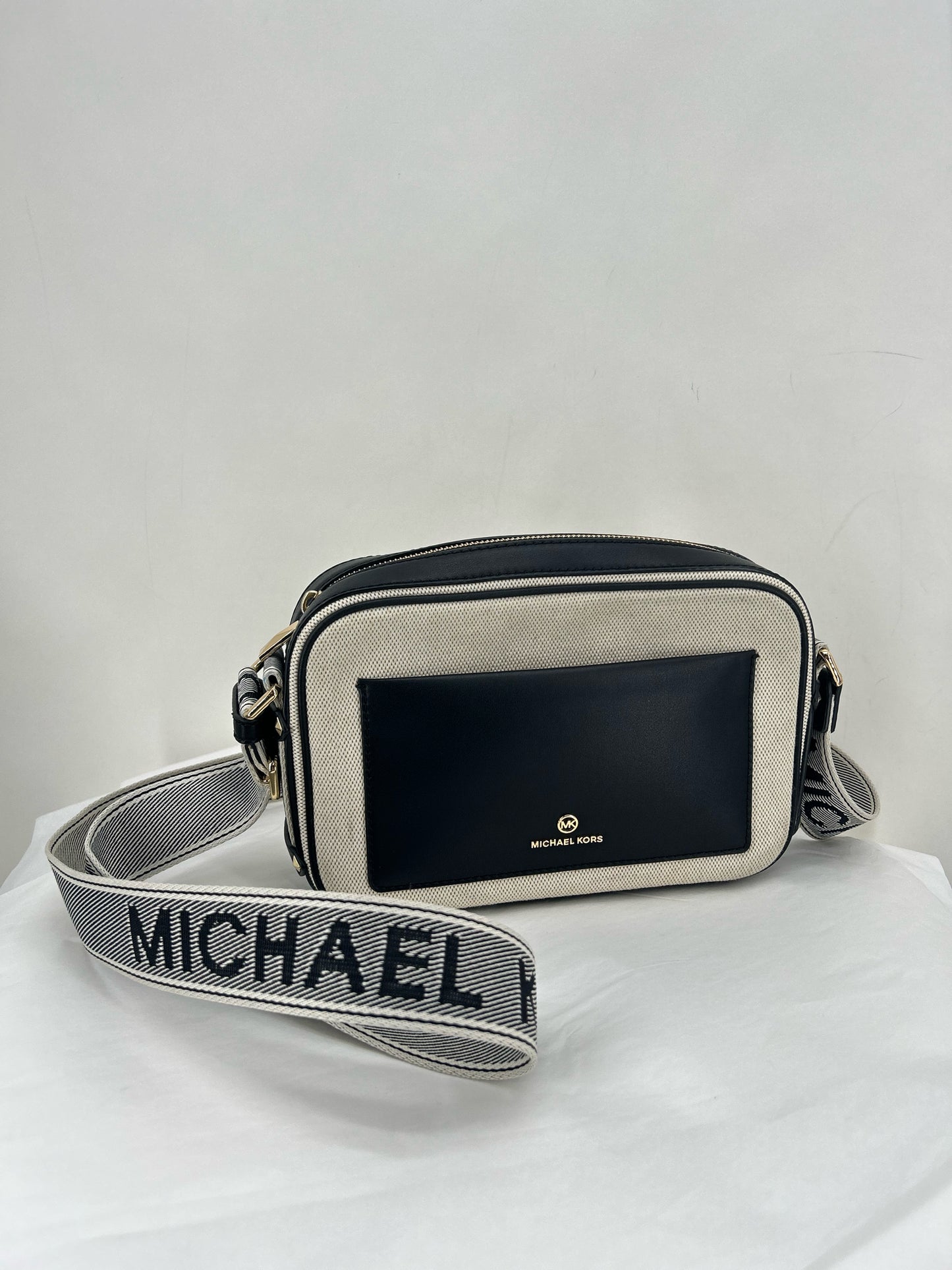 BLACK/TAN MICHAEL KORS Cross-body