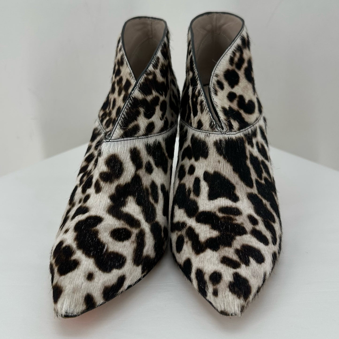 BROWN/CREAM W Shoe Size 8.5 BODEN shooties/booties