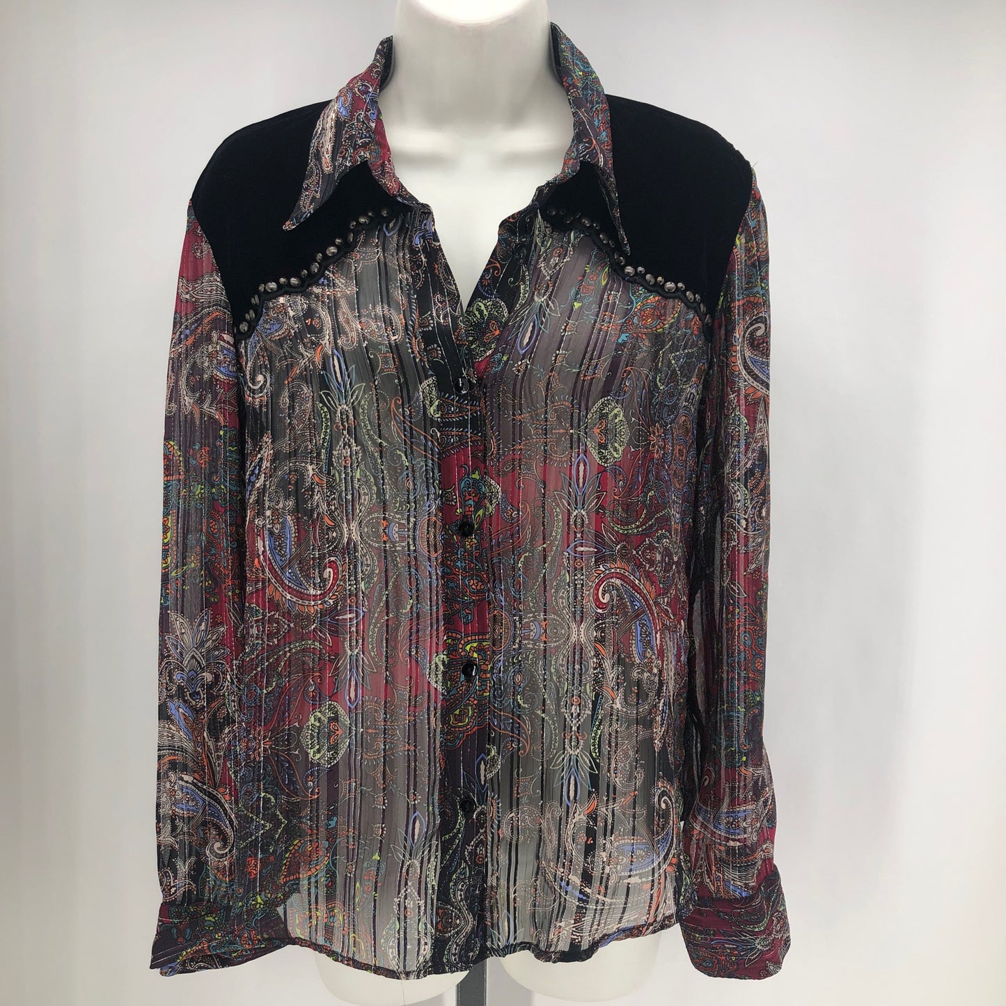 Size S ZARA Paisley Shirt