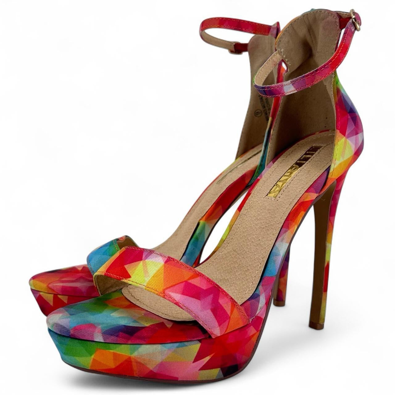 Multi-Color W Shoe Size 9 LILIANA Heels