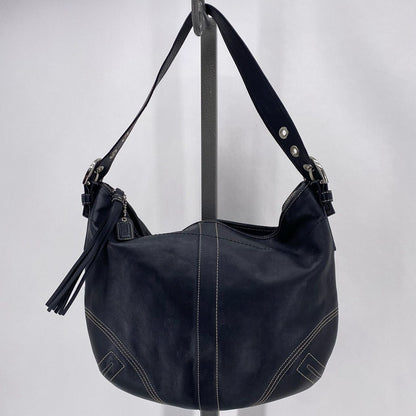 Black COACH Leather Hobo