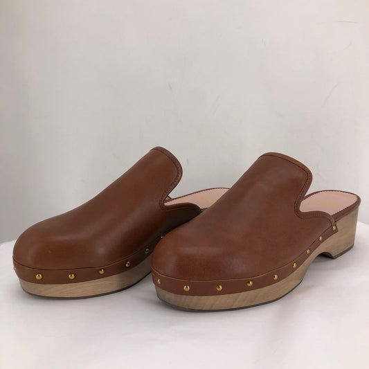 BROWN W Shoe Size 7 J CREW Clog