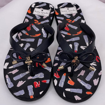 Black W Shoe Size 7/8 KATE SPADE Sandals