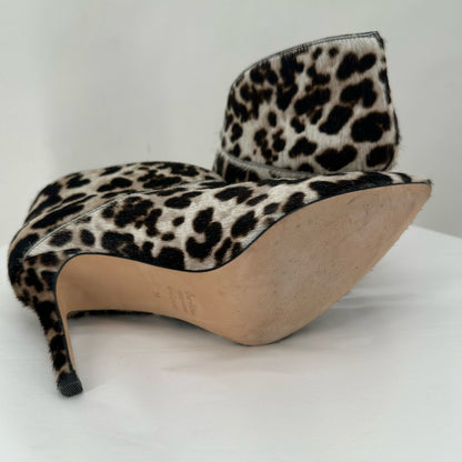 BROWN/CREAM W Shoe Size 8.5 BODEN shooties/booties