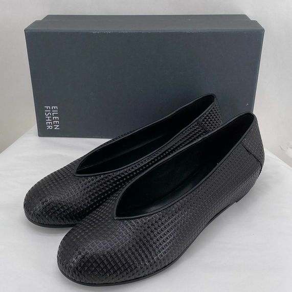 Black W Shoe Size 9 EILEEN FISHER Flats