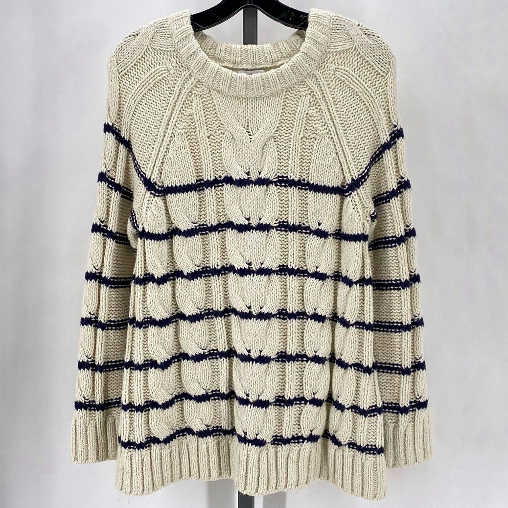 Size M J JILL Stripe Sweater