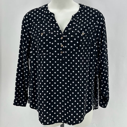 Size 2 TORRID Polka Dot Shirt