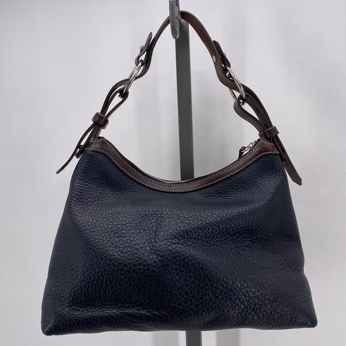 Navy DOONEY & BOURKE Leather Shoulder Bag