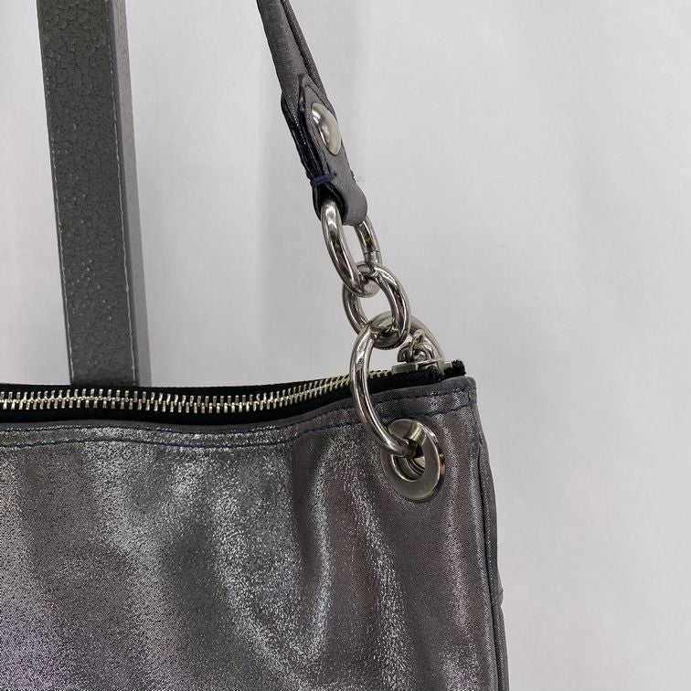 Silver COACH Cross-body