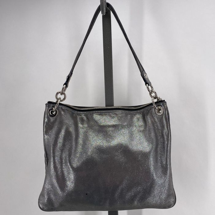 Silver COACH Cross-body