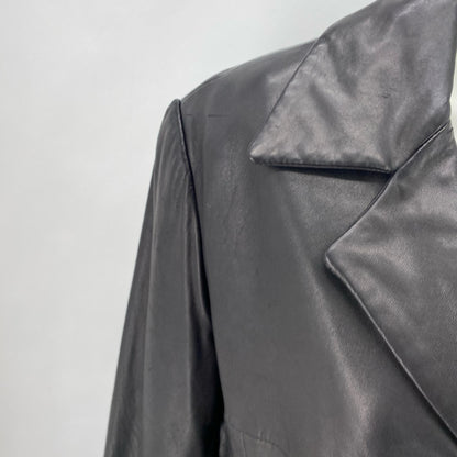 Size M TIBOA Leather Coat