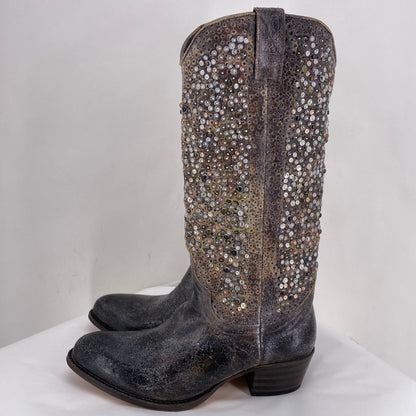 BROWN W Shoe Size 8 FRYE Boots