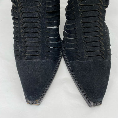 Black W Shoe Size 7.5 JEFFREY CAMPBELL shooties/booties