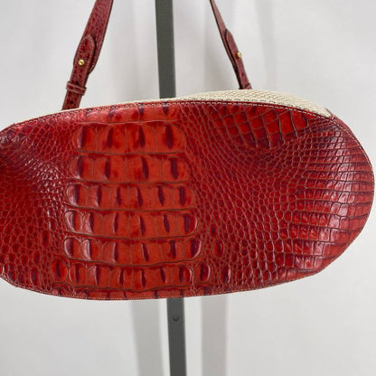 RED/TAN BRAHMIN Shoulder Bag