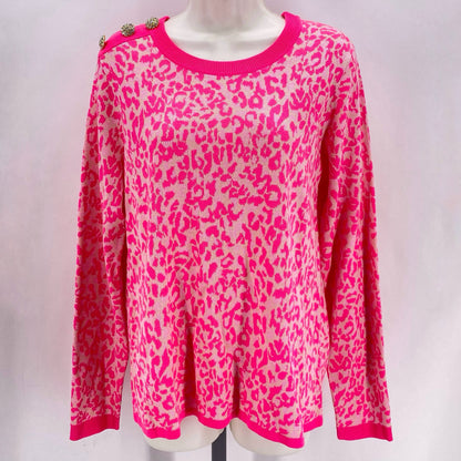 Size L LILLY PULITZER Animal Print Sweater
