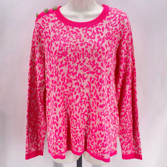 Size L LILLY PULITZER Animal Print Sweater