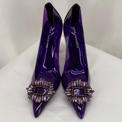 Purple W Shoe Size 9 GOOD AMERICAN Heels