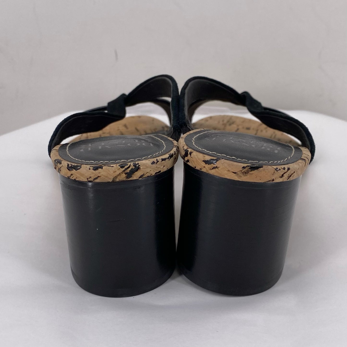 Black W Shoe Size 9.5 DONALD J PLINER Sandals